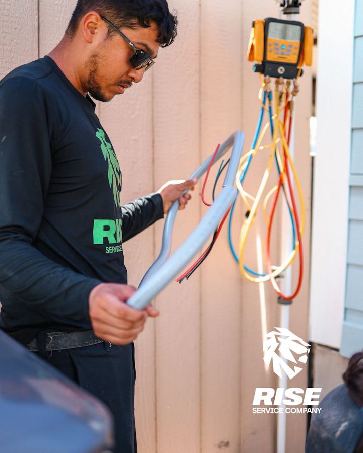 Rise technician at work