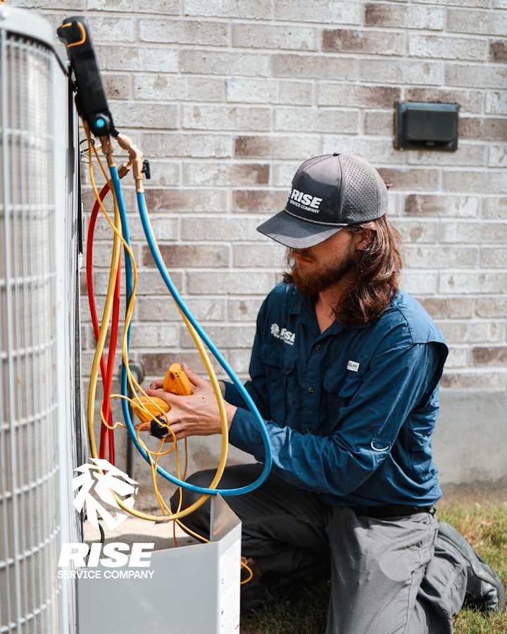 Rise technician at work