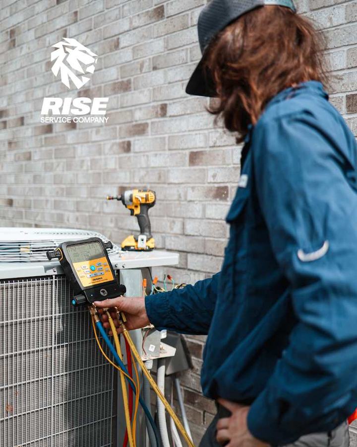 Rise technician at work