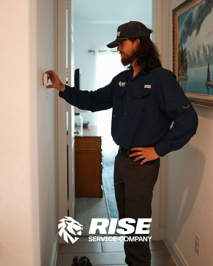 Rise technician at work