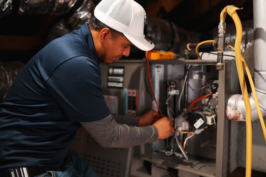Rise technician at work